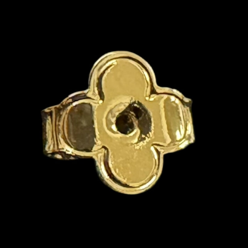 LOUIS VUITTON Gold-Tone Alloy Stud Earrings
