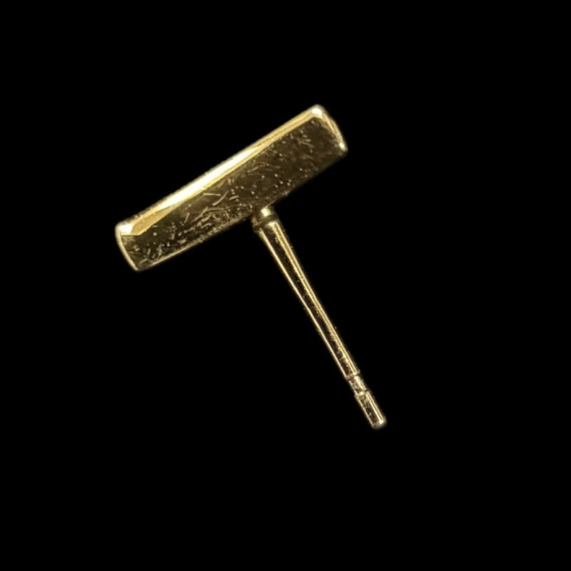 LOUIS VUITTON Gold-Tone Alloy Stud Earrings