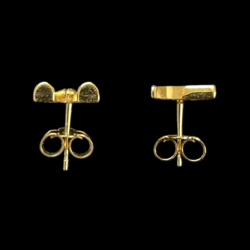 LOUIS VUITTON Gold-Tone Alloy Stud Earrings