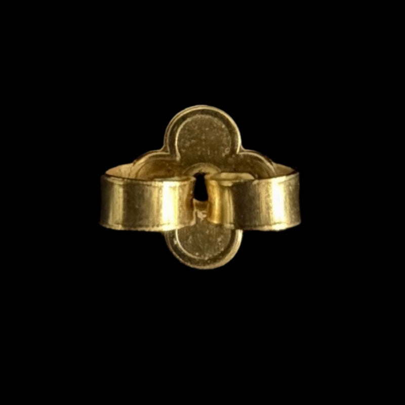 LOUIS VUITTON Gold-Tone Alloy Stud Earrings