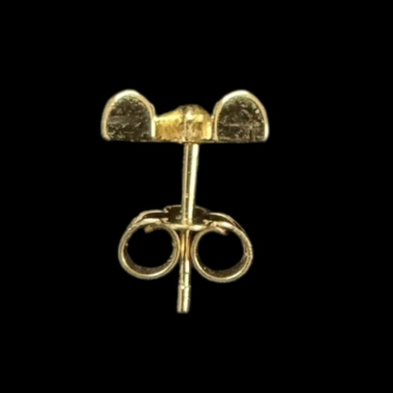 LOUIS VUITTON Gold-Tone Alloy Stud Earrings