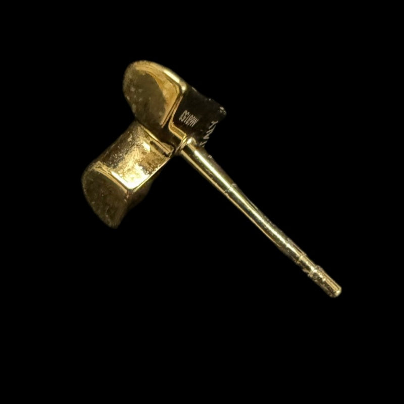 LOUIS VUITTON Gold-Tone Alloy Stud Earrings
