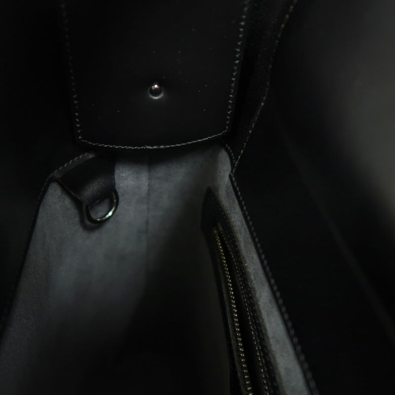 LOUISVUITTON Vintage Epi Noir Black Leather Verso Hobo Bucket Shoulder Bag, Matching Full Leather Slim Strap, Comes With Original Dust Bag