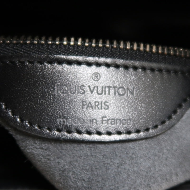 LOUISVUITTON Vintage Epi Noir Black Leather Verso Hobo Bucket Shoulder Bag, Matching Full Leather Slim Strap, Comes With Original Dust Bag