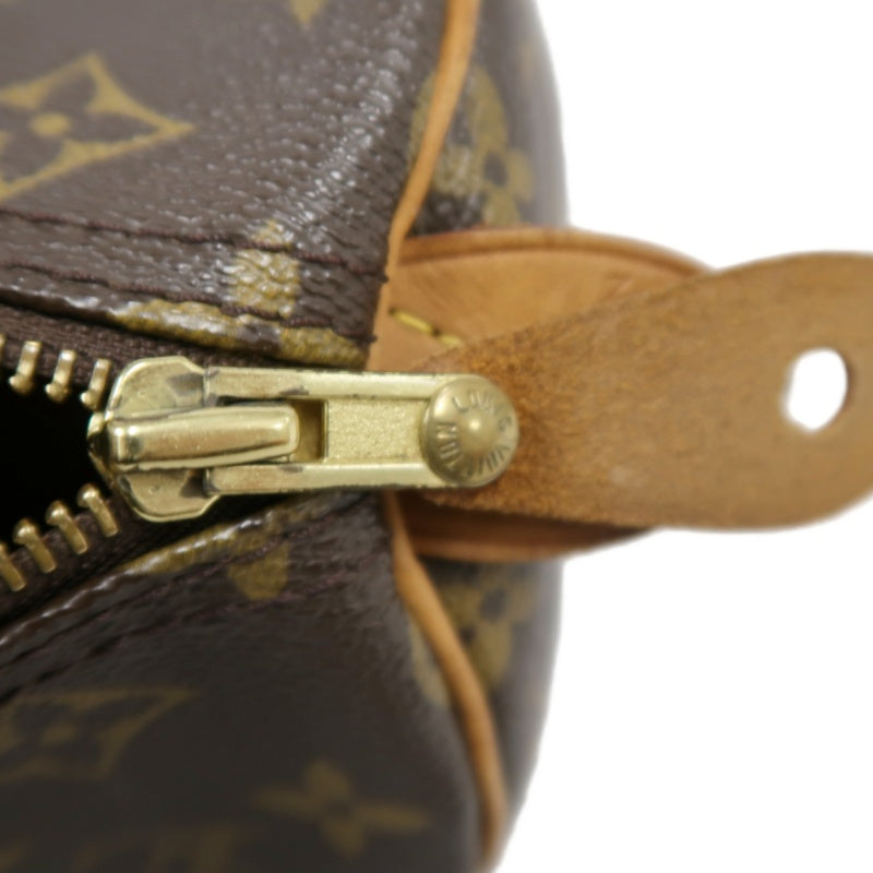 LOUIS VUITTON Vintage Monogram Speedy 30 Handbag Canvas Cowhide Brown Gold Hardware