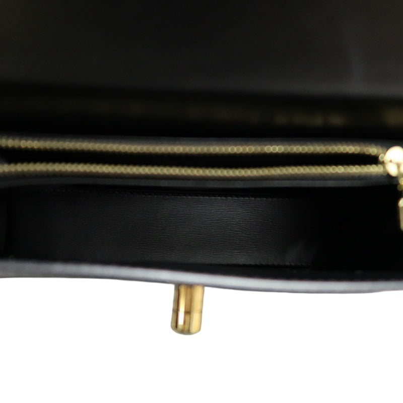 LOUIS VUITTON Marzelle Epi Leather Handbag Black Calfskin Gold Hardware Luxury Classic Elegant Work Bag
