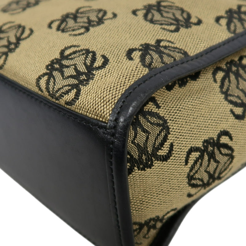 LOEWE Tote Bag Canvas Brown With Dust Bag