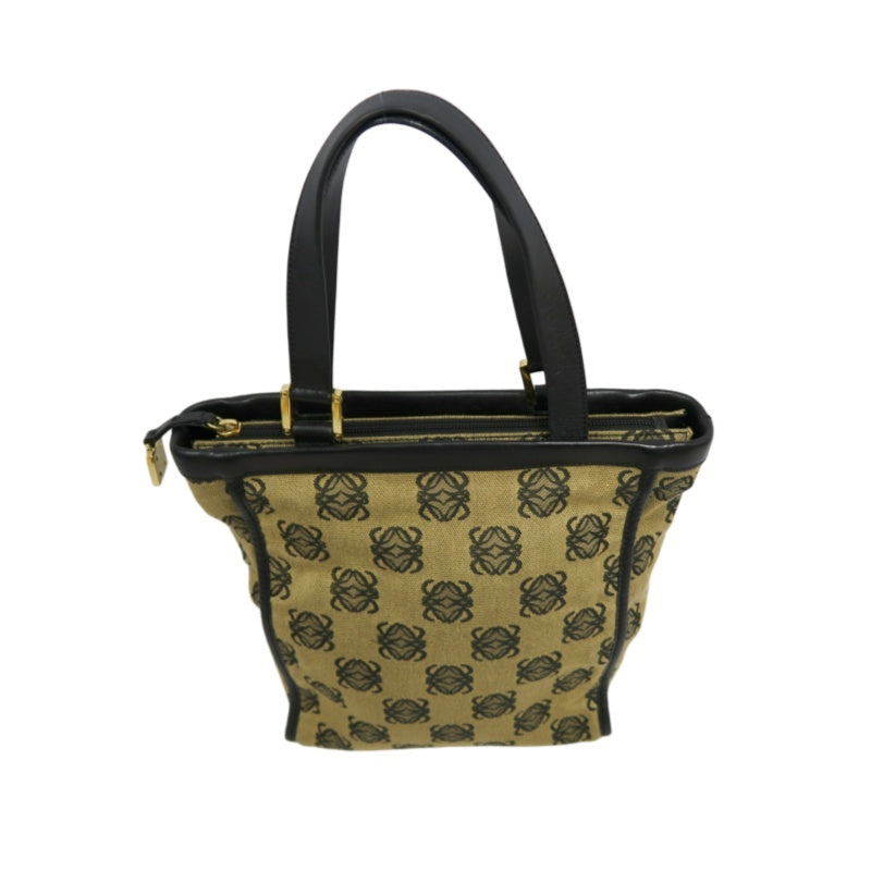 LOEWE Tote Bag Canvas Brown With Dust Bag