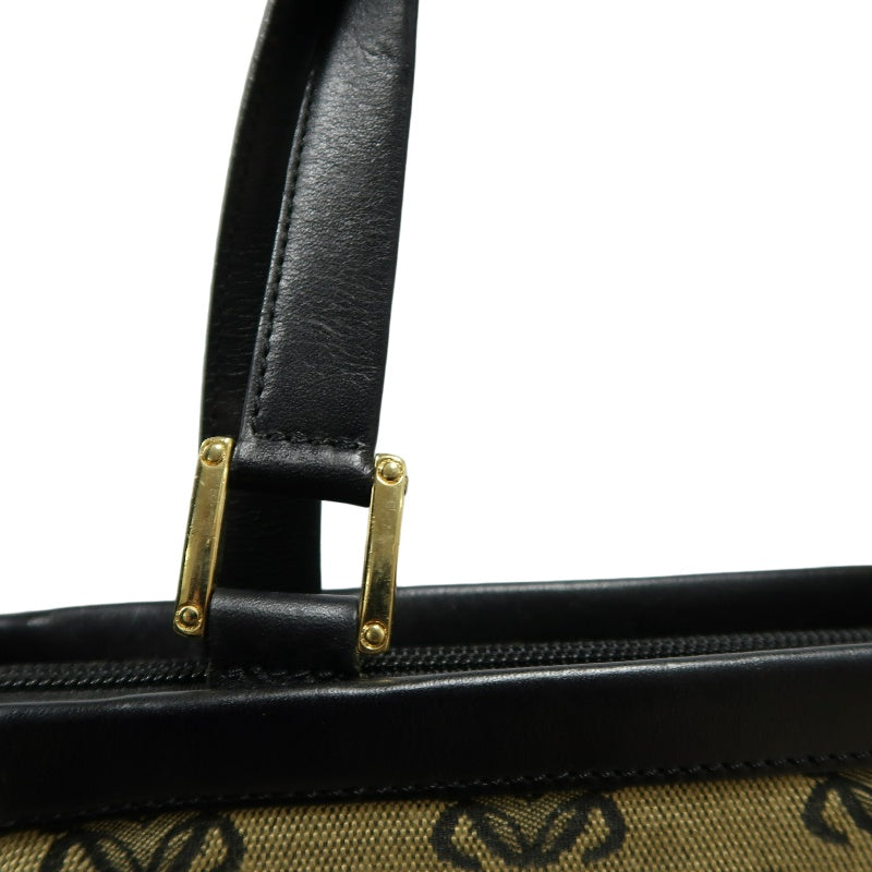 LOEWE Tote Bag Canvas Brown With Dust Bag