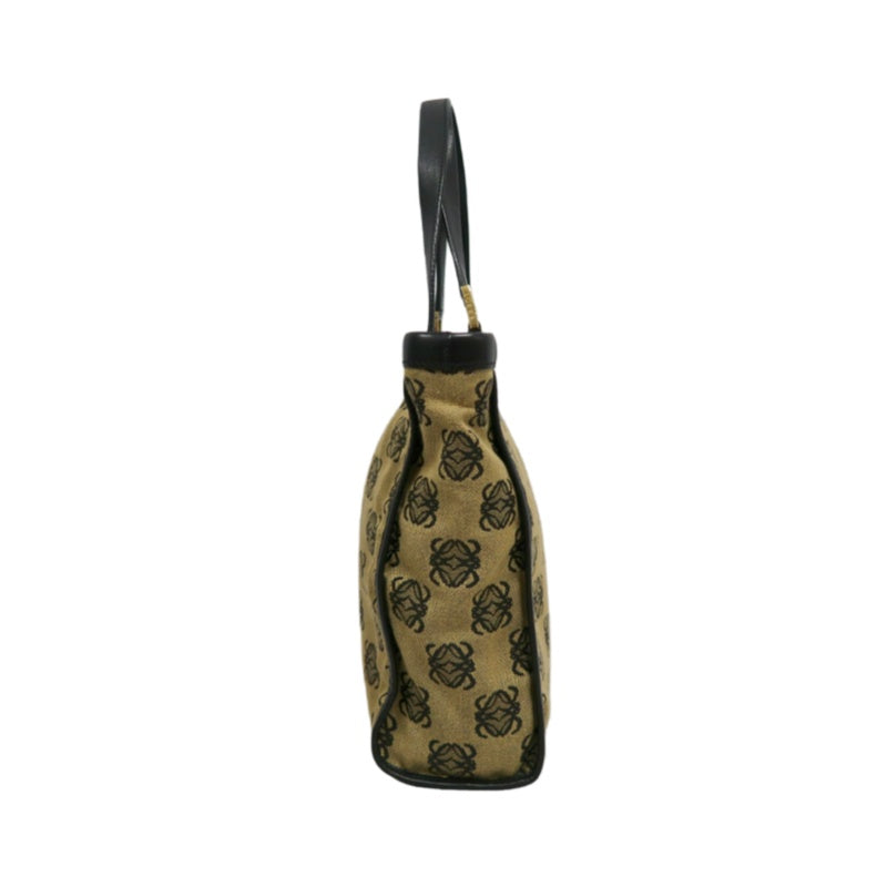 LOEWE Tote Bag Canvas Brown With Dust Bag