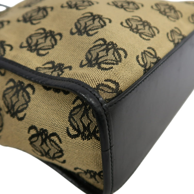 LOEWE Tote Bag Canvas Brown With Dust Bag