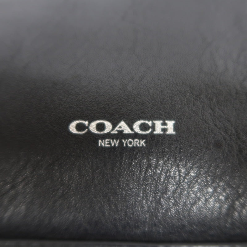 COACH Black Pebbled Soft Leather Bleecker Mini Riley Multi-compartment Tote Handbag, With Detachable Adjustable Crossbody Strap, Silver Hardware