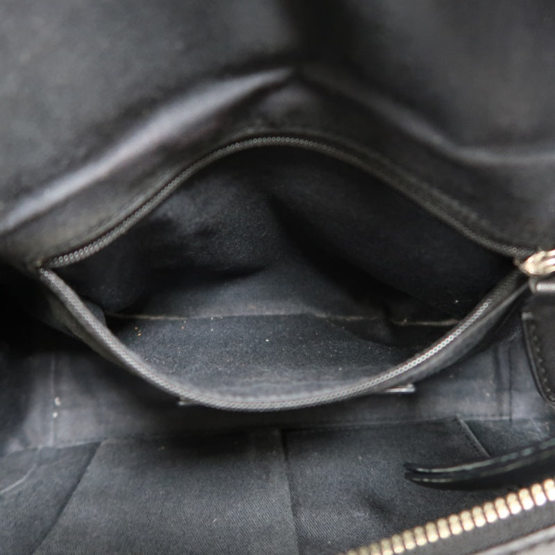 COACH Black Pebbled Soft Leather Bleecker Mini Riley Multi-compartment Tote Handbag, With Detachable Adjustable Crossbody Strap, Silver Hardware