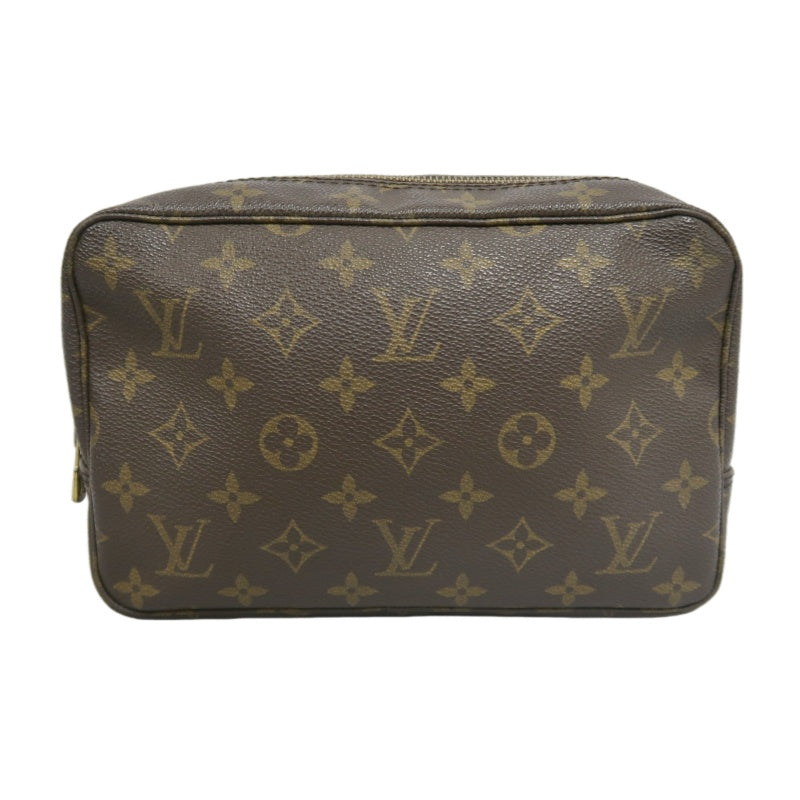 LOUIS VUITTON Trousse Toilette Monogram Pouch PVC Brown Clutch Bag
