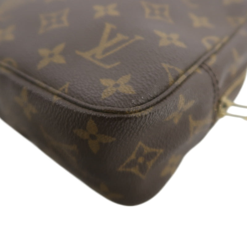 LOUIS VUITTON Trousse Toilette Monogram Pouch PVC Brown Clutch Bag
