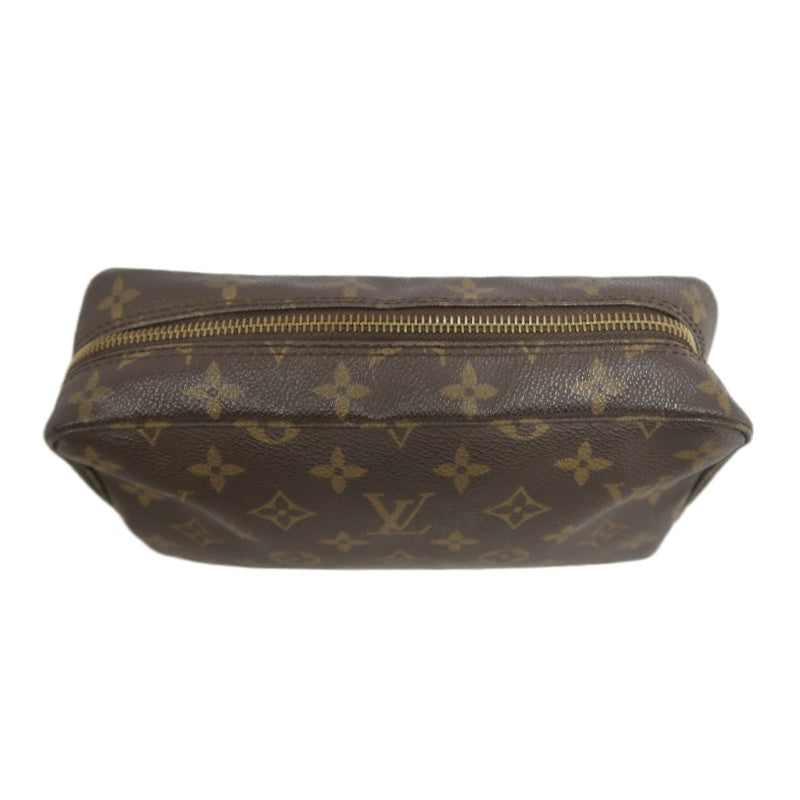 LOUIS VUITTON Trousse Toilette Monogram Pouch PVC Brown Clutch Bag