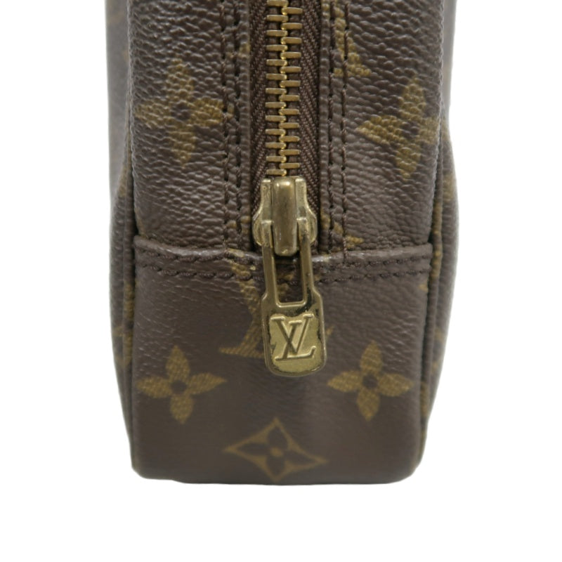 LOUIS VUITTON Trousse Toilette Monogram Pouch PVC Brown Clutch Bag