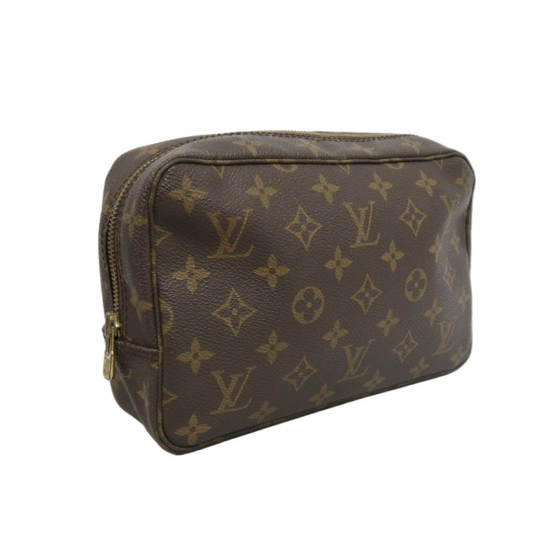 LOUIS VUITTON Trousse Toilette Monogram Pouch PVC Brown Clutch Bag