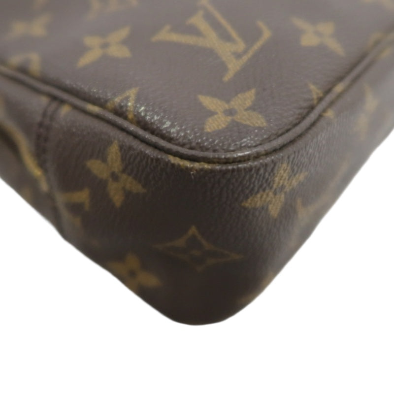 LOUIS VUITTON Trousse Toilette Monogram Pouch PVC Brown Clutch Bag