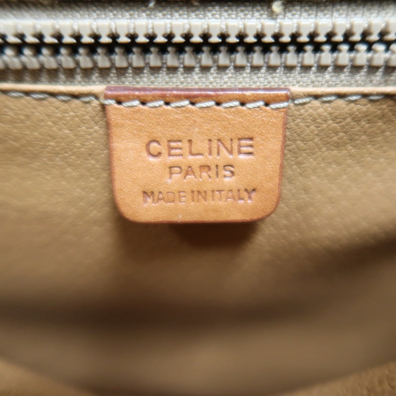 CELINE Macadam PVC Shoulder Crossbody Bag Brown