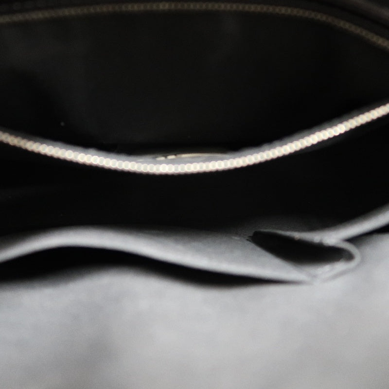 LOUIS VUITTON Monogram Mat Maldens Handbag Black Embossed Leather Large Capacity Business Briefcase Office Commute Classic Bag