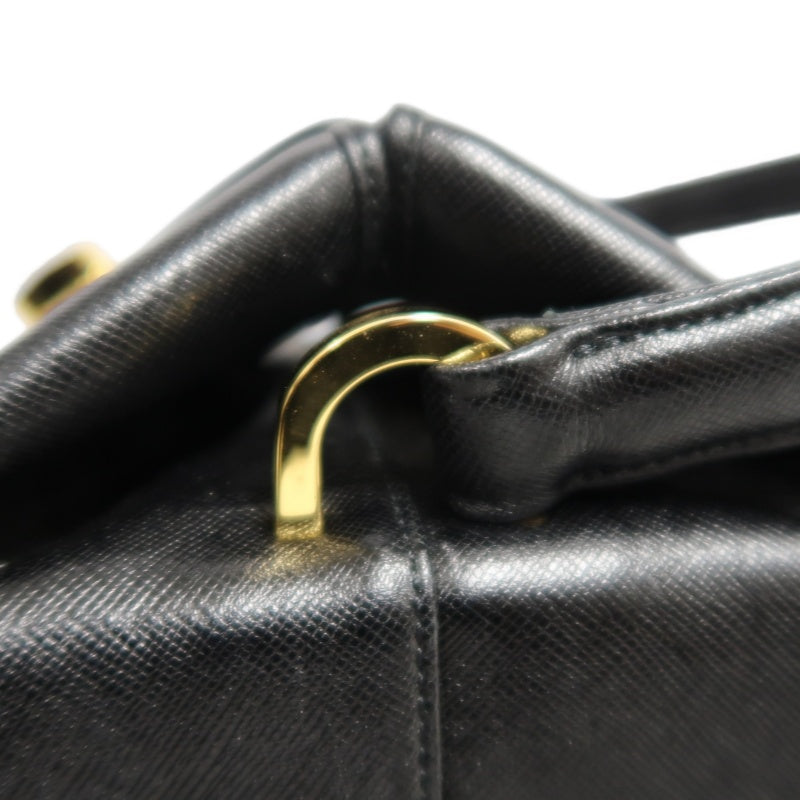 GIVENCHY Handbag PVC Black Gold-Tone Hardware With Box