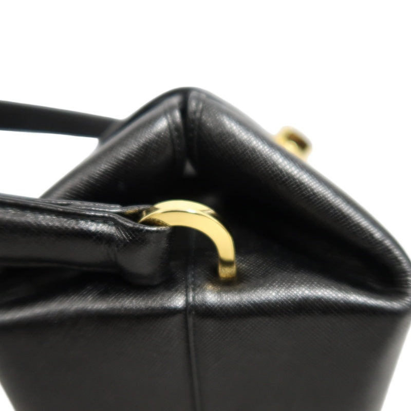 GIVENCHY Handbag PVC Black Gold-Tone Hardware With Box