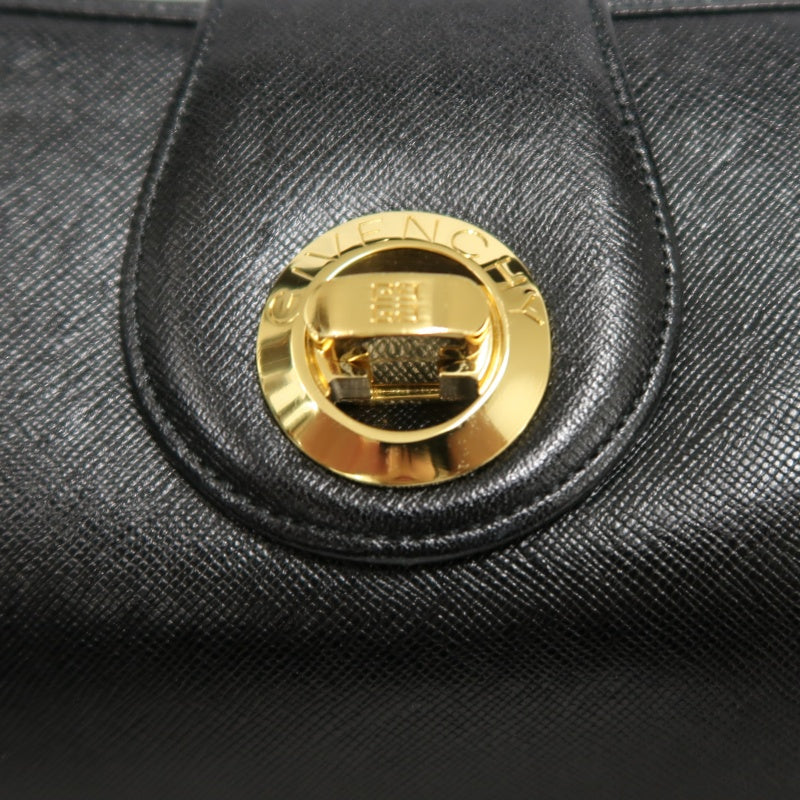 GIVENCHY Handbag PVC Black Gold-Tone Hardware With Box