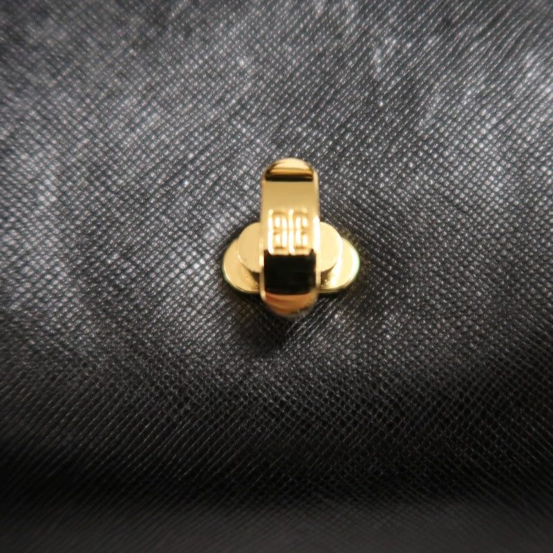 GIVENCHY Handbag PVC Black Gold-Tone Hardware With Box