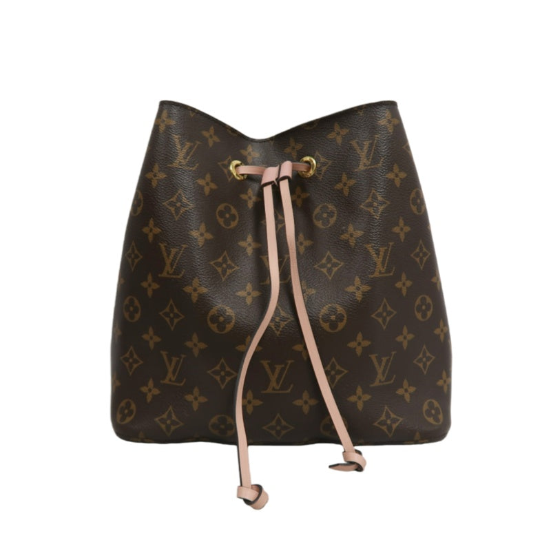 LOUIS VUITTON Monogram NeoNoe Bucket Shoulder Bag PVC Brown  Hardware