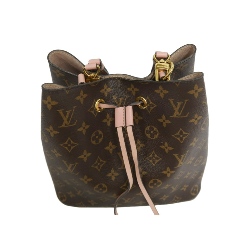 LOUIS VUITTON Monogram NeoNoe Bucket Shoulder Bag PVC Brown  Hardware