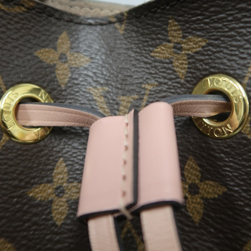 LOUIS VUITTON Monogram NeoNoe Bucket Shoulder Bag PVC Brown  Hardware
