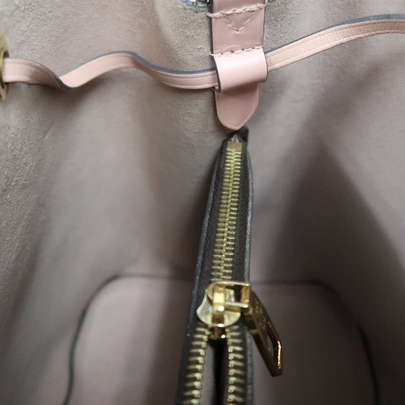 LOUIS VUITTON Monogram NeoNoe Bucket Shoulder Bag PVC Brown  Hardware