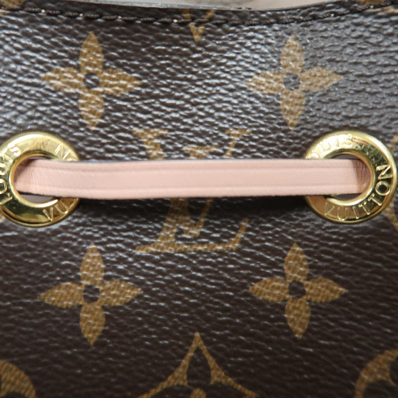 LOUIS VUITTON Monogram NeoNoe Bucket Shoulder Bag PVC Brown  Hardware