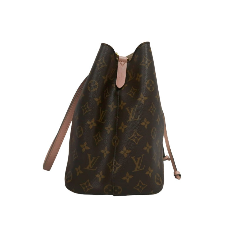 LOUIS VUITTON Monogram NeoNoe Bucket Shoulder Bag PVC Brown  Hardware