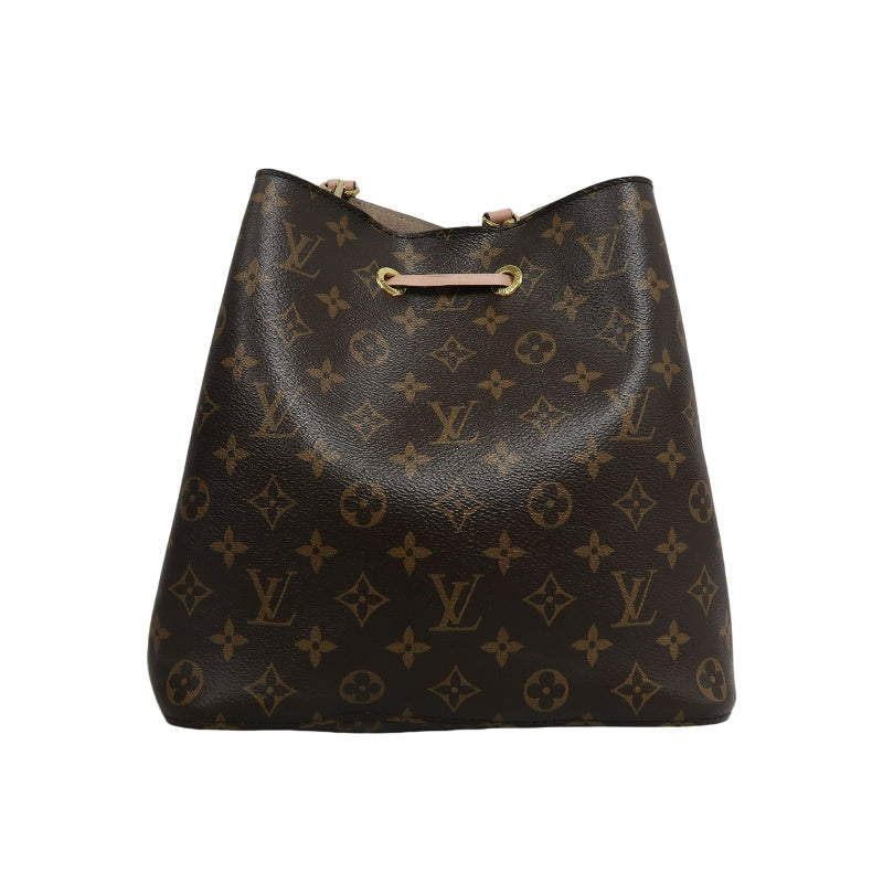 LOUIS VUITTON Monogram NeoNoe Bucket Shoulder Bag PVC Brown  Hardware