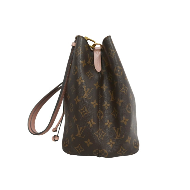LOUIS VUITTON Monogram NeoNoe Bucket Shoulder Bag PVC Brown  Hardware
