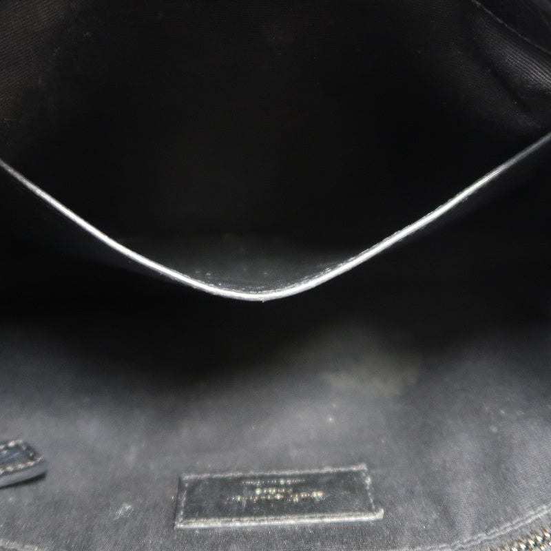 YSL Niki Shoulder Bag Waxed Leather Black
