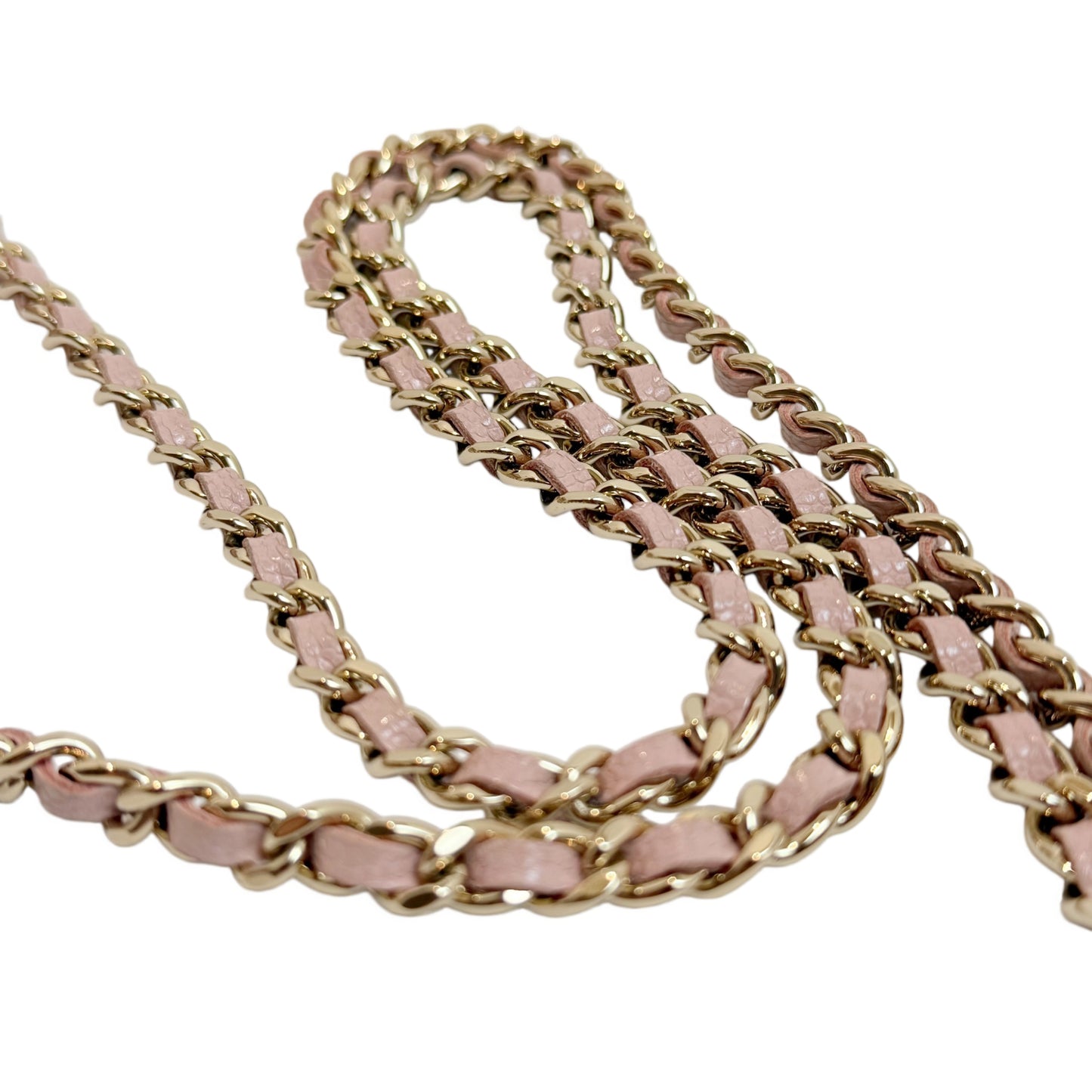 CHANEL Mini Vanity Matelasse Shoulder Bag Caviar Leather Pink Gold Hardware