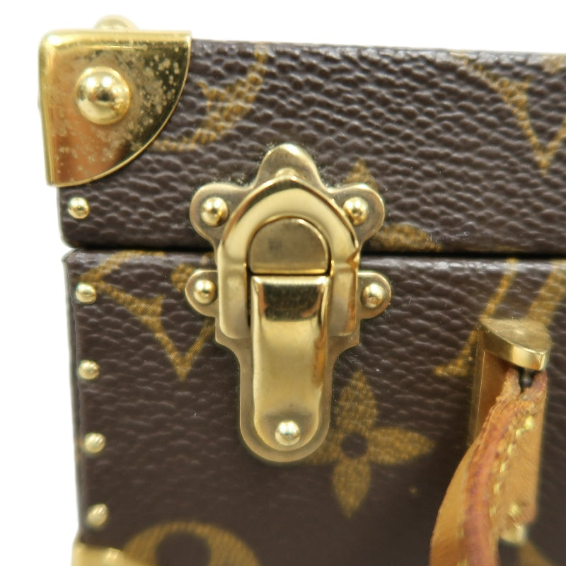 LOUIS VUITTON Monogram Panda Takashi Murakami Limited Box Case PVC Brown Gold Metal Trim