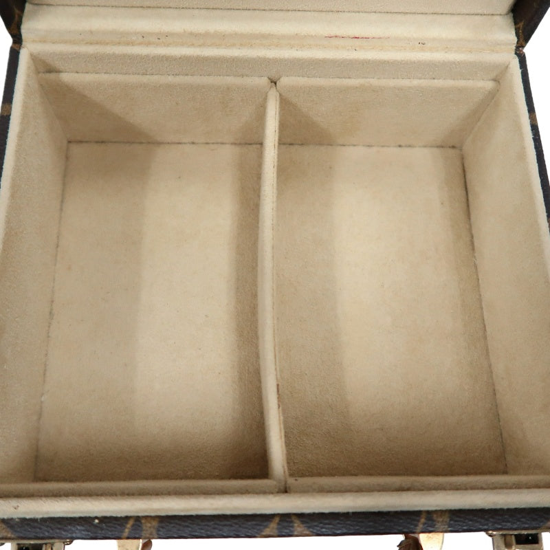 LOUIS VUITTON Monogram Panda Takashi Murakami Limited Box Case PVC Brown Gold Metal Trim