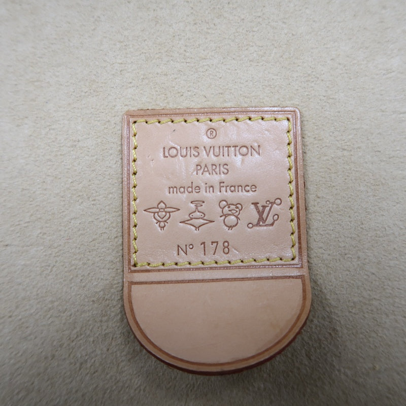 LOUIS VUITTON Monogram Panda Takashi Murakami Limited Box Case PVC Brown Gold Metal Trim