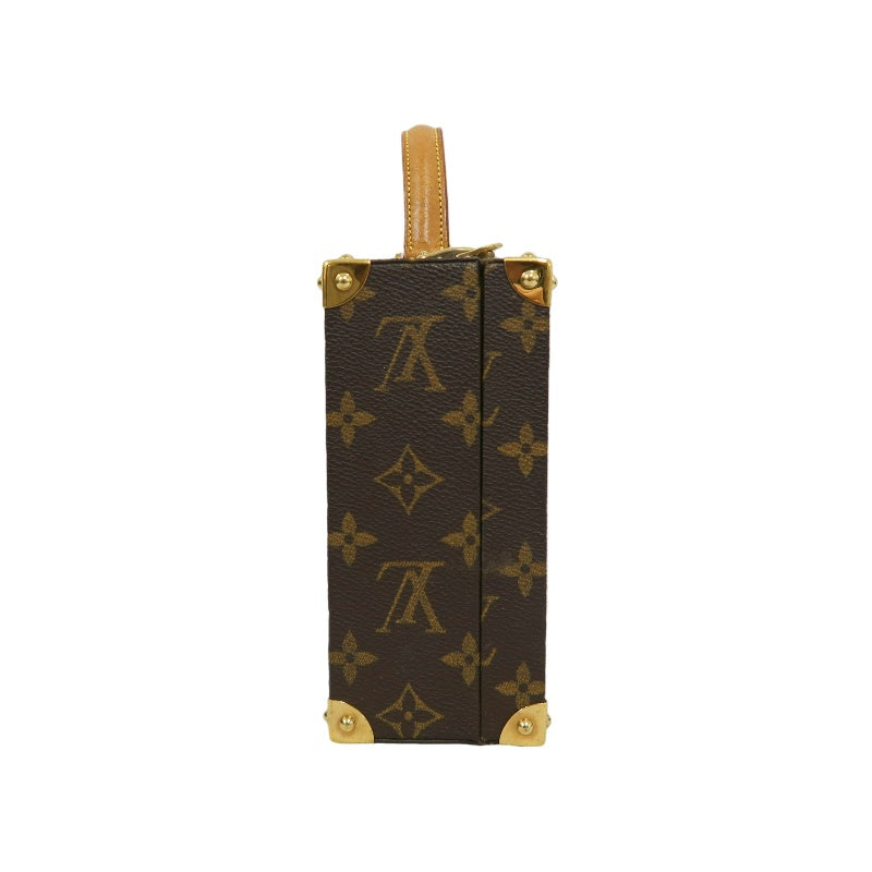 LOUIS VUITTON Monogram Panda Takashi Murakami Limited Box Case PVC Brown Gold Metal Trim