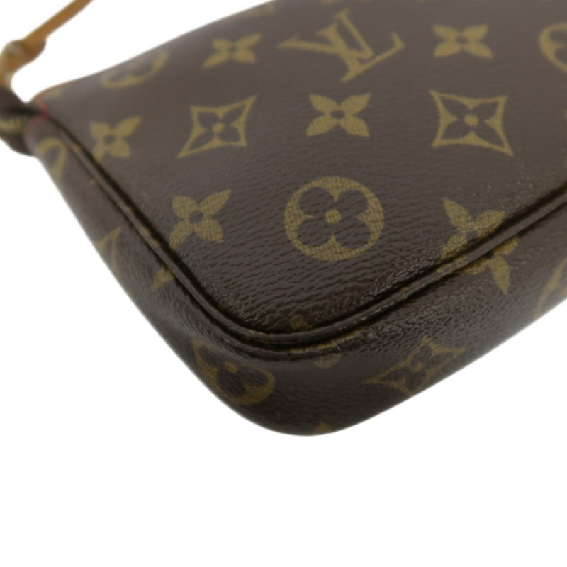 Louis Vuitton (LV) Monogram Cherry Limited Edition Pouch Shoulder Bag, Brown PVC