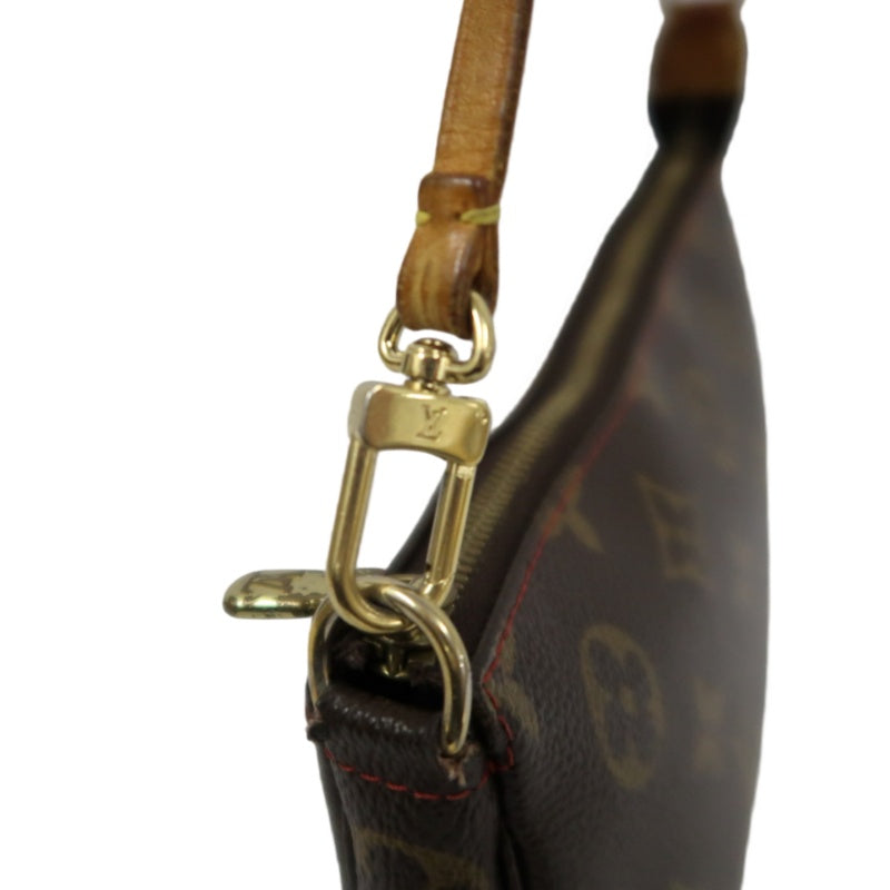 Louis Vuitton (LV) Monogram Cherry Limited Edition Pouch Shoulder Bag, Brown PVC