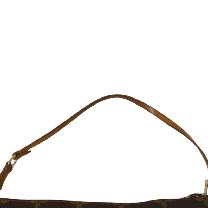 Louis Vuitton (LV) Monogram Cherry Limited Edition Pouch Shoulder Bag, Brown PVC