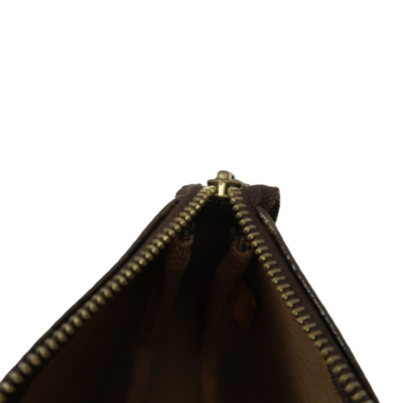 Louis Vuitton (LV) Monogram Cherry Limited Edition Pouch Shoulder Bag, Brown PVC