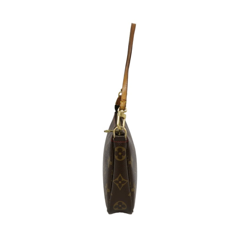 Louis Vuitton (LV) Monogram Cherry Limited Edition Pouch Shoulder Bag, Brown PVC