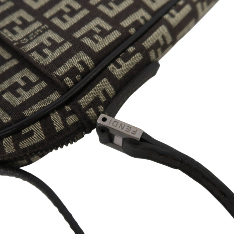 FENDI Zucchia shoulder bag, canvas, brown, monogram, crossbody bag