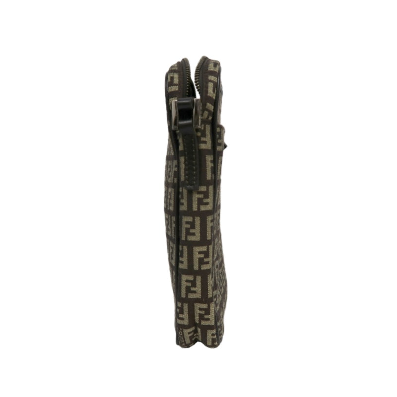 FENDI Zucchia shoulder bag, canvas, brown, monogram, crossbody bag
